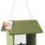 BIRD FEEDER SILO AREZO GREEN – FOR HANGING