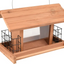 SILO BIRD TABLE SEEDS + 2 FOOD BLOCK HOLDERS SAMI CEDAR WOOD