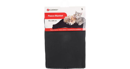 FLEECE BLANKET SALIM BLACK