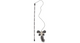 CAT TOY PIRIN DANGLER BUTTERFLY 45cm