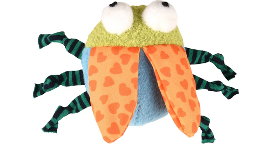 CAT TOY YOWLY BEETLE MULTI 13cm