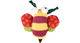 CAT TOY YOWLY BEE MULTI 11cm