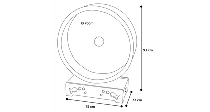 CAT RUNNING WHEEL EKSI GREY