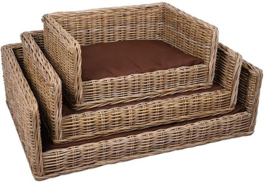 BASKET RECTANGULAR WICKER BIBA