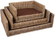 BASKET RECTANGULAR WICKER BIBA