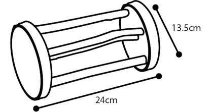 HAYRACK TRUNKY WOOD
