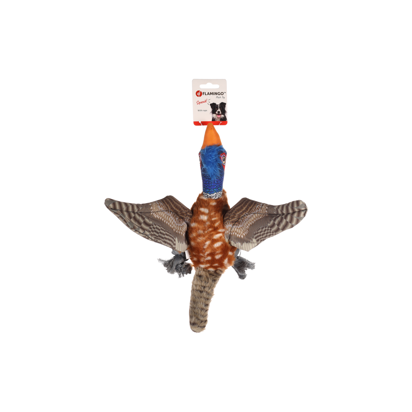TOY WINGO PHEASANT WITH ROPE