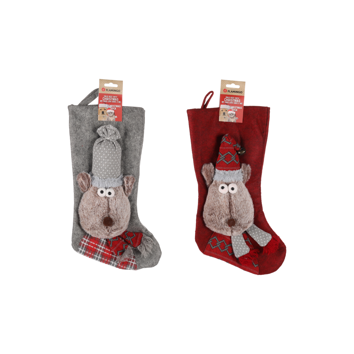 CHRISTMAS RENDA REINDEER SOCK