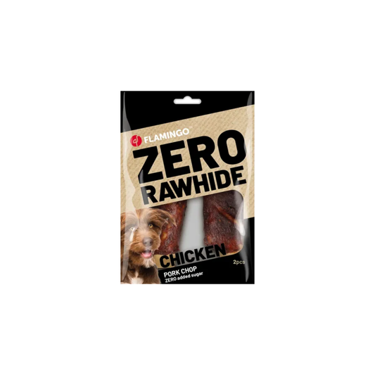SNACKS ZERO RAWHIDE RIB WITH CHICKEN & PORK 40G