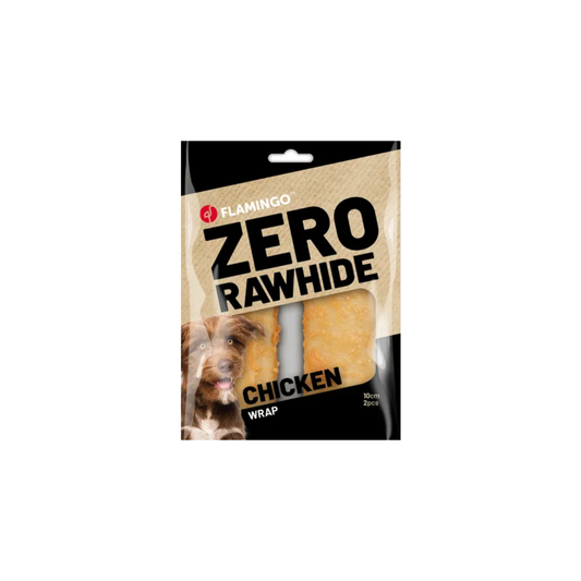 SNACK ZERO RAWHIDE WRAPS WITH CHICKEN 10cm