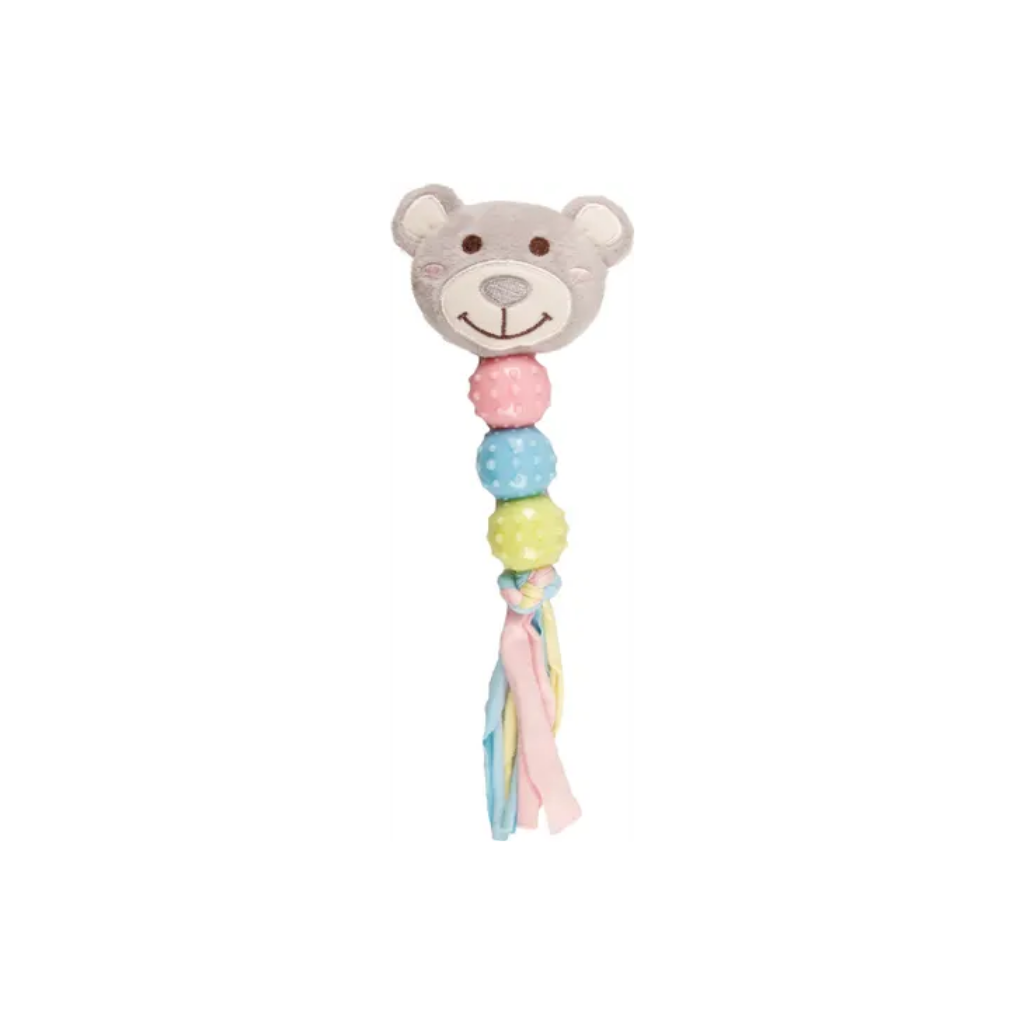 PUPPY TOY PETTY BEAR WITH BALLS