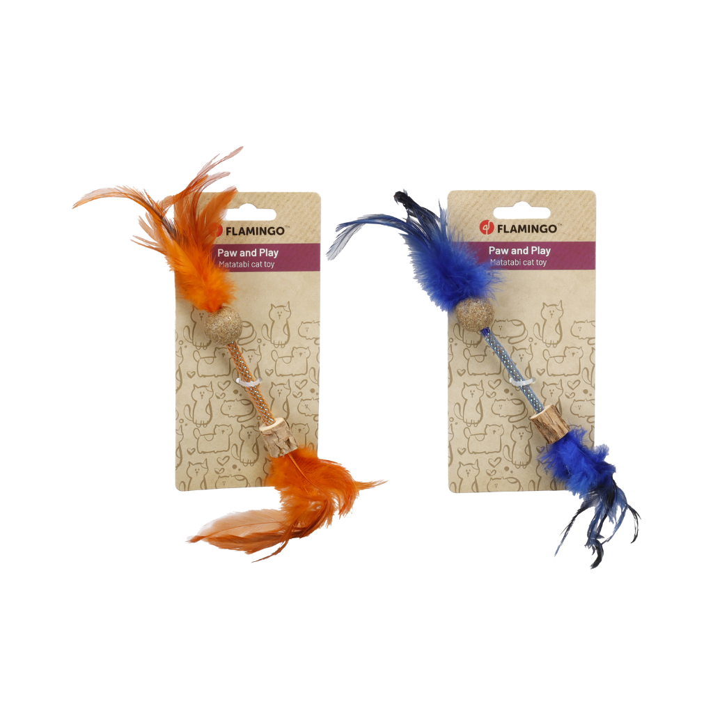 CAT TOY BOLEO STICK MATATABI & CATNIP