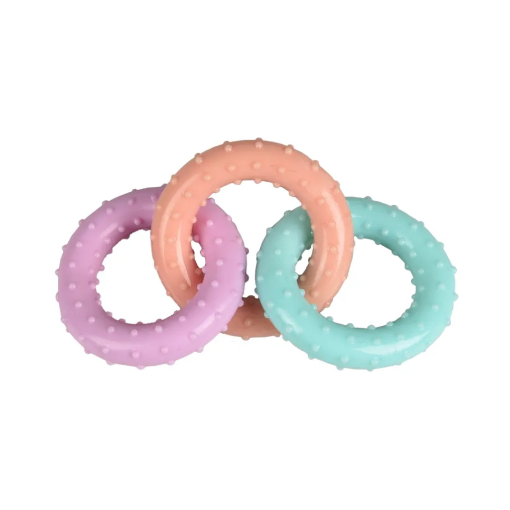 PUPPY TOY LOEKIE ELEPHA., BONE & RING