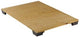 WOODEN PATIO WITH PLASTIC FEET