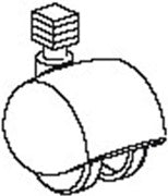 L141 KIT WHEELS FOR FERPLAST PARROT CAGE EXPERT