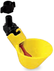 2 POULTRY DRINKING CUP TANK / PIPE