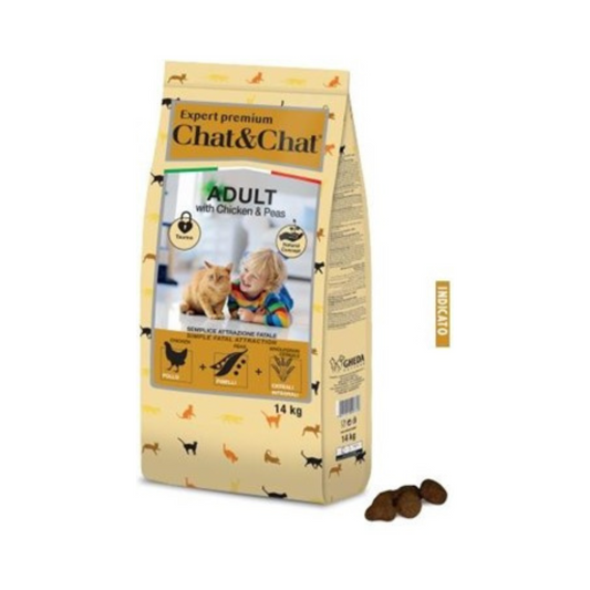 CHAT&CHAT EXPERT ADULT CHICKEN & PEAS 2KG