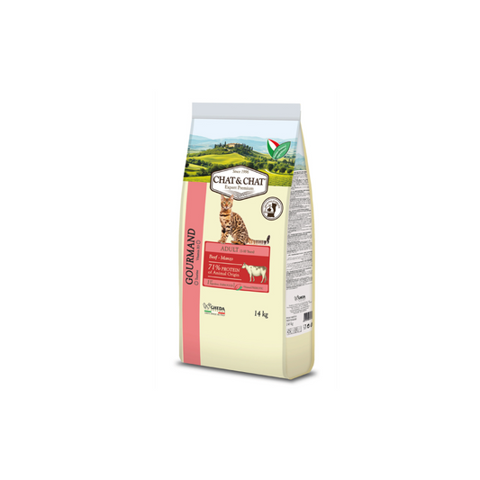 CHAT&CHAT EXPERT ADULT BEEF 14KG
