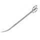 SCRAPER’S TOOL STAINLESS STEEL SCISSOR CURVED