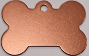TAG BONE LG BRONZE