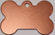 TAG BONE LG BRONZE