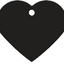 PINK HEART TAG WITH EPIGRAPH LARGE