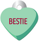 GREEN HEART TAG SMALL