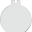 LARGE SILVER CIRCLE TAG