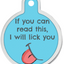 LARGE SILVER CIRCLE TAG