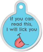 LARGE SILVER CIRCLE TAG