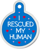 LARGE SILVER CIRCLE TAG