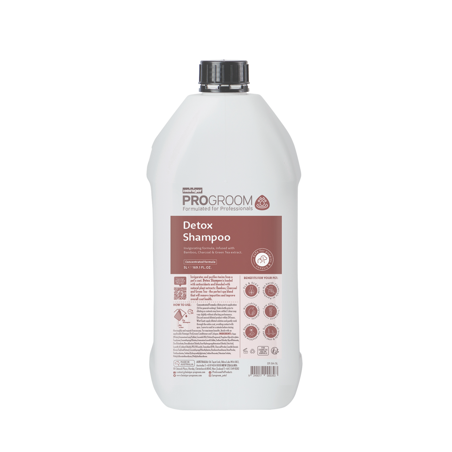 HEINIGER PROGROOM DETOX SHAMPOO