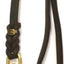 LEATHER LEAD GOLD CLIP 12mm