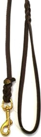 LEATHER LEAD GOLD CLIP 8mm