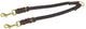 LEATHER TWIN LEAD GOLD CLIP 12mm / 2x40cm