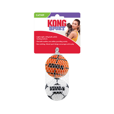 Cat Sport Balls 2-pk Assorted