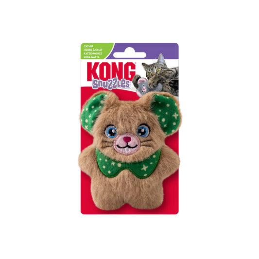 HOLIDAY CAT SNUZZLES MOUSE