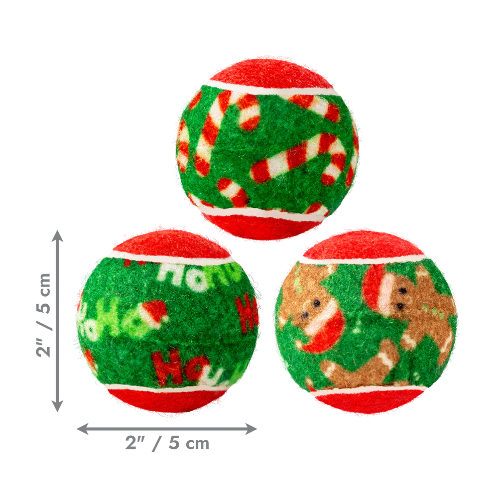 HOLIDAY SQUEAKAIR BALL 6pcs