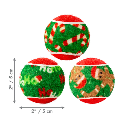 HOLIDAY SQUEAKAIR BALL 6pcs