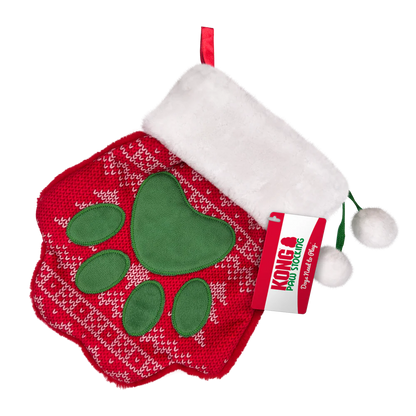 HOLIDAY STOCKING PAW LRG
