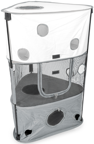 CAT PLAY TENT GREY