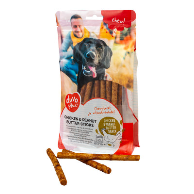 CHEW! CHICKEN & PEANUT BUTTERSTICKS & ROLLS