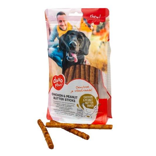 CHEW! CHICKEN & PEANUT BUTTERSTICKS & ROLLS