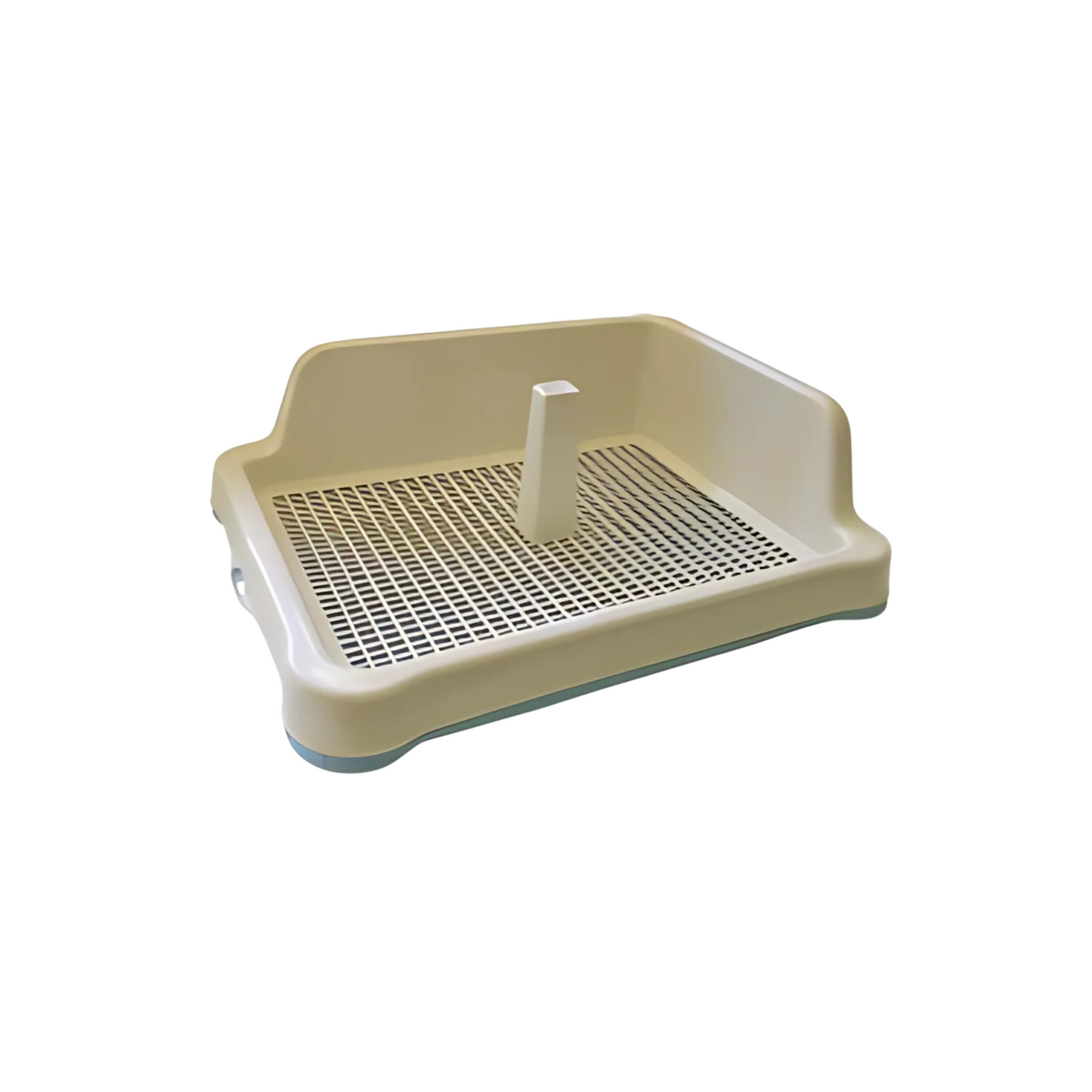 MALE DOG PEE TOILET TRAY WITH POLE & WALL