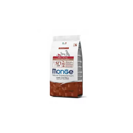 Monge Mini Puppy and Junior Lamb with Rice 2.5 kg