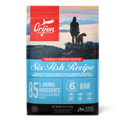 Orijen Six Fish Recipe Dry Dog Food 2 kg