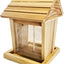 WOODEN GARDEN BIRD FEEDER