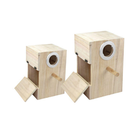PARAKEET WOODEN NEST
