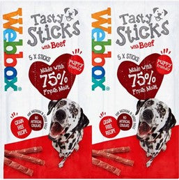 5x BEEF SLIM STICKS 55G
