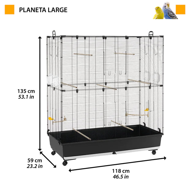 CAGE PLANETA LARGE BLACK